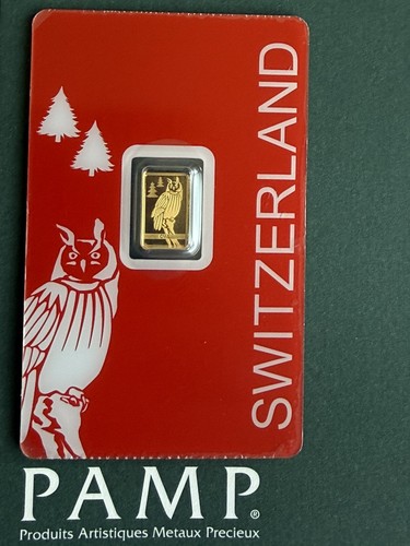 Pamp suisse goldbarren - 1, gr.