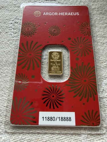 Argor heraeus goldbarren - argor-heraeus, 1g