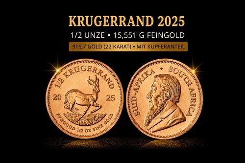 Goldmünze halbe unze oz - 1/2,