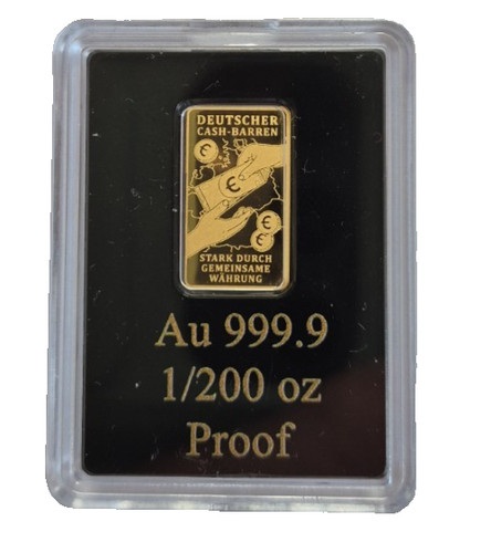 Goldbarren 200 unze - goldbarren, 1/200