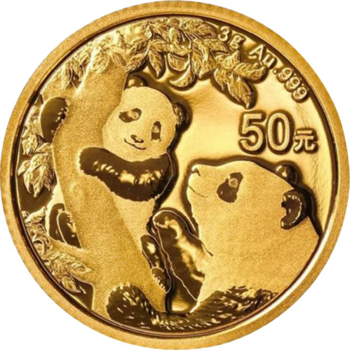 Goldmünze china panda 999 - 3, g