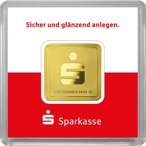 Sparkasse 1oz unze goldbarren - unze,