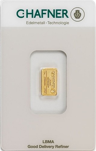 Hafner gramm goldbarren - hafner,