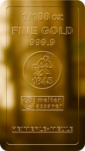 100 unze goldbarren heimerle - unze,
