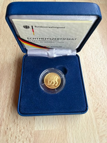 Euro goldmünze oz - 1/8,