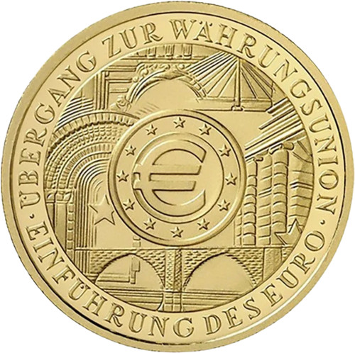 Unze gold 100 euro 2002 - 1/2,