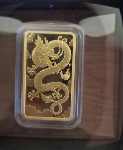 Goldmünze drache rectangle - goldmünze,