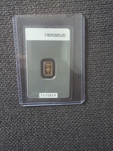 Goldbarren feingold 999 9 - 1g,