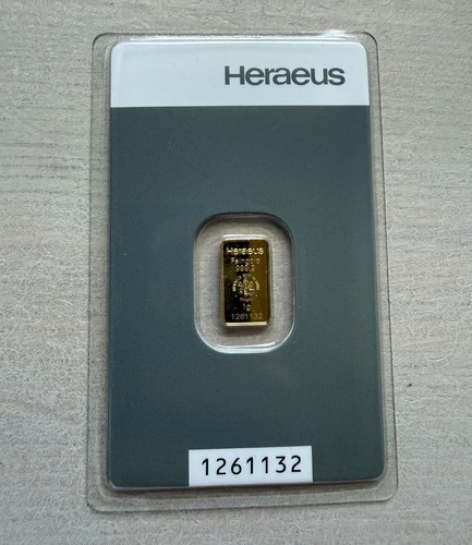 Goldbarren heraeus gramm - heraeus,