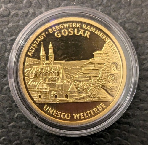 100 euro gold - euro, welterbe