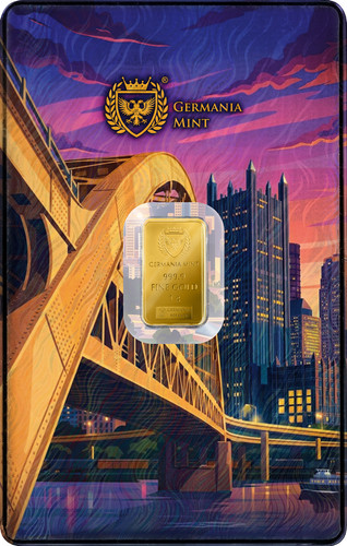 Goldbarren gramm germania - goldbarren, 1