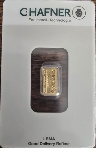 Hafner gramm goldbarren - 1,
