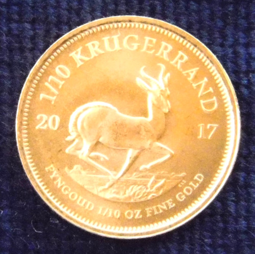 Goldmünze krügerrand oz - 1/10,