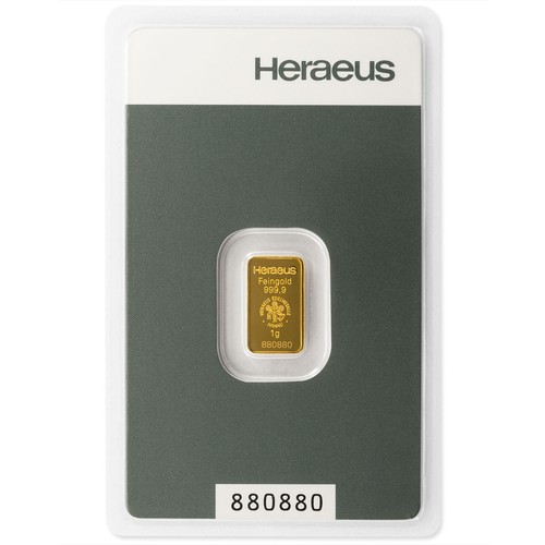 1 gramm goldbarren - 1,