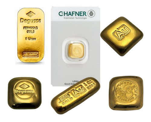 Unze goldbarren guss - 1,