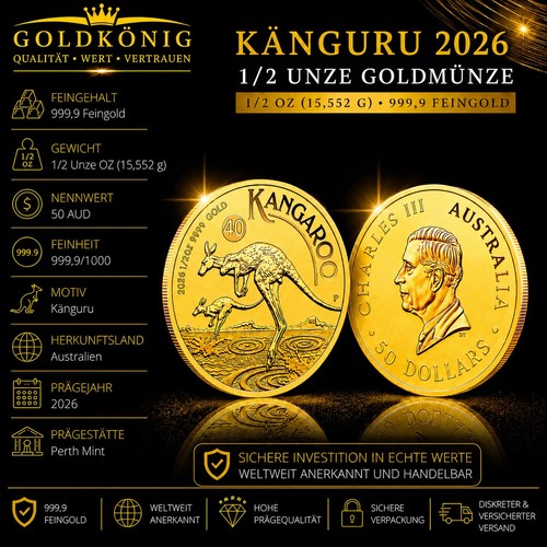 Goldmünze halbe unze - halbe, unze/oz