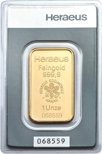 Goldbarren heraeus 999 - goldbarren,