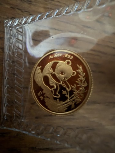 China gold panda 1994 1 - china, 1/20
