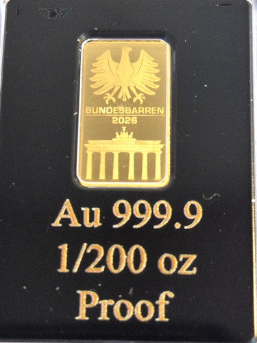 Goldbarren 200 unze - 1/200,