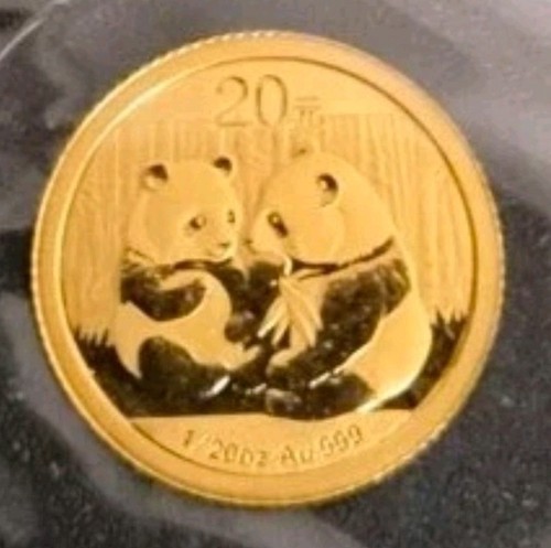 China yuan gold panda - yuan,