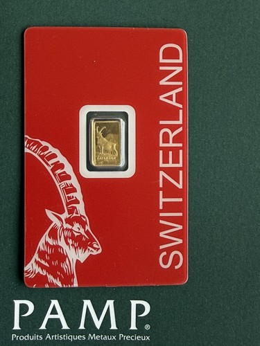 Pamp suisse goldbarren - goldbarren, 1