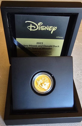 Unze gold disney 100 - 1/4,