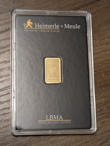Unze goldbarren heimerle - 1/10,