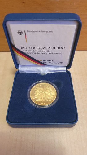 100 euro goldmünze - goldmünze, 2023