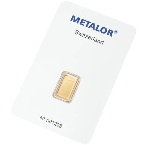 Metalor gramm goldbarren - gramm,